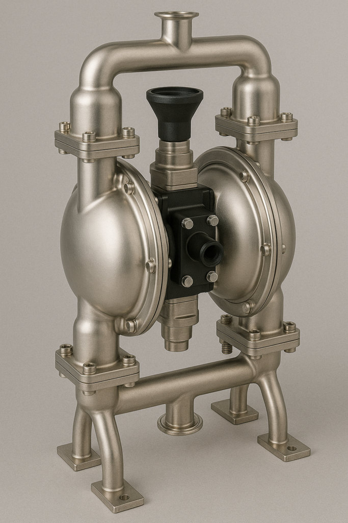 air operated diaphraghm pumps Sanitary Process Pumps – Food & Beverage